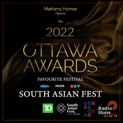 TD South Asian Fest wins 2022 Ottawa Award as Favourite Festival (CNW Group/Fineqia International Inc.)