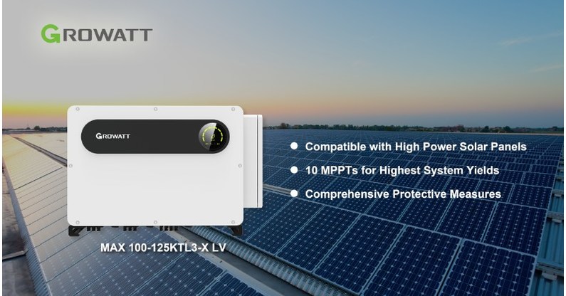 Novo inversor C&I da Growatt j&aacute; est&aacute; dispon&iacute;vel nos mercados globais