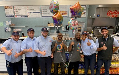 Team members at Jersey Mike's Subs in Clifton, N.J. surprised Special Olympics New Jersey athletes and brothers, Derrick and Delon Noble with the news that they will be attending the 2022 Special Olympics USA Games.
