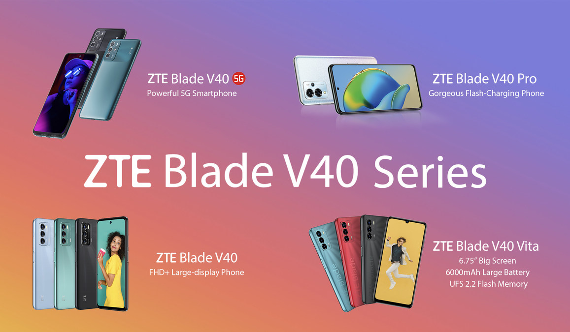 ZTE Releases New Hero Blade V40 Series Featuring Four New Models - Vimarsana News