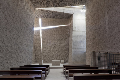 Fernando Menis won a 2021 Faith & Form / Interfaith Design Honor Award in Religious Architecture / New Facilities for the Holy Redeemer Church and Community Centre of Las Chumberas, Tenerife, Canary Islands, Spain.
