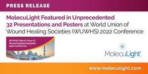 MolecuLight erstmals mit 32 Präsentationen und Postern auf der World Union of Wound Healing Societies (WUWHS) Konferenz 2022 vorgestellt