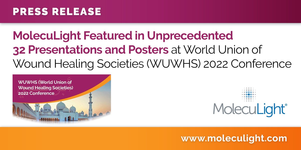 MolecuLight Featured in Unprecedented 32 Presentations and Posters at World Union of Wound Healing Societies (WUWHS) 2022 Conference - Vimarsana News