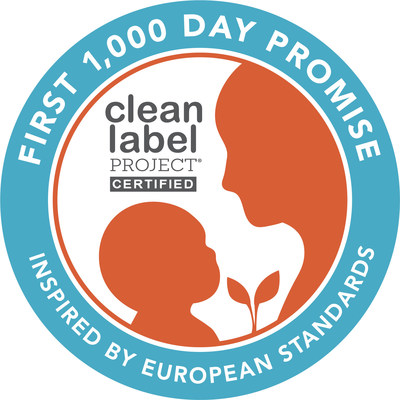 The Clean Label Project's First 1,000 Day Promise Certification Seal