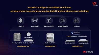 Huawei anunciou seis novas ofertas de rede em nuvem inteligente (PRNewsfoto/)