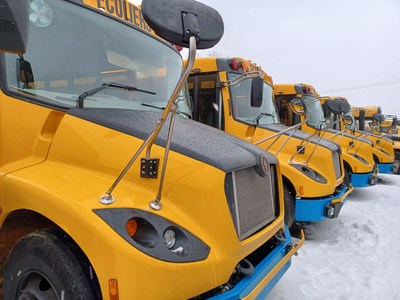 First Student has begun to take delivery of hundreds of brand-new electric school buses.