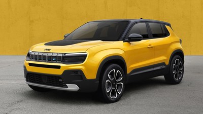 Jeep® Brand Reveals Image of First-Ever Fully Electric Jeep SUV to be launched early next year.