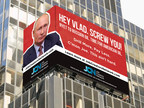 JCN Times Square Billboard Calls on Biden to Say "Nyet" to Russian Oil