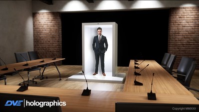 DVEholographics Live Streaming and Videoconferencing Meetings