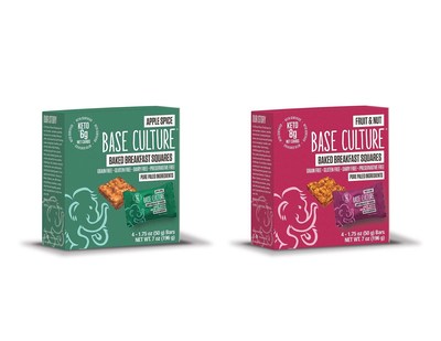 Base Culture's New Keto Certified Baked Breakfast Squares - Apple Spice and Fruit & Nut