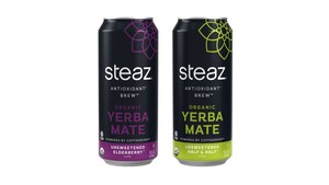 Steaz Expands Highly Successful Yerba Mate Lineup with Launch of Steaz Antioxidant Brew® Unsweetened Yerba Mate