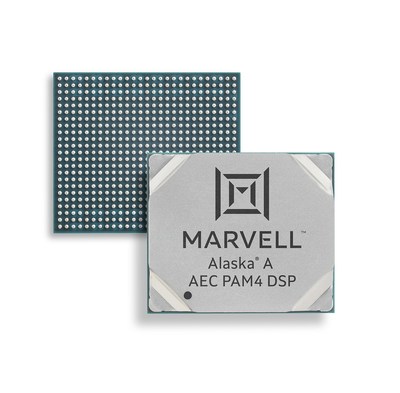 Marvell's Alaska® A family is the industry’s first cloud-optimized 400G/800G PAM4 DSPs for Active Electrical Cables (AECs) and addresses emerging 100G/lane adoption in cloud data center interconnect architectures.