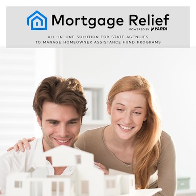 Yardi Mortgage Relief is built on the successful Rent Relief solution used by many state and local agencies across the country to disburse emergency rental assistance funds. (PRNewsfoto/Yardi)
