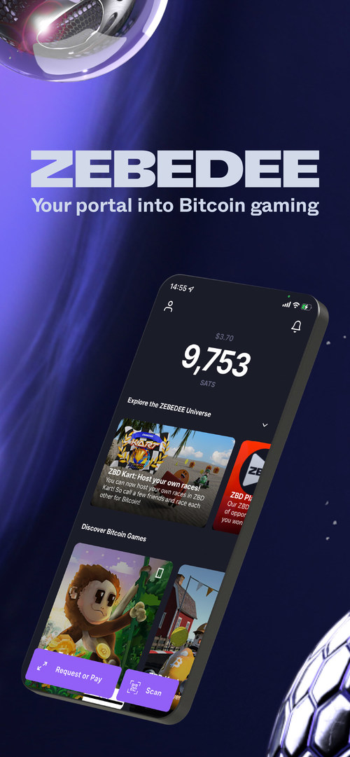 ZEBEDEE App - Your portal into Bitcoin gaming
