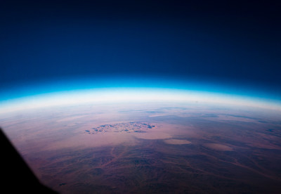 View of Saudi Arabia from the Stratosphere (Credit SPL)