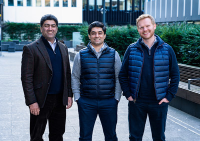 Haruko founders (from left); Shamyl Malik, Omer Suleman, Adam Carlile