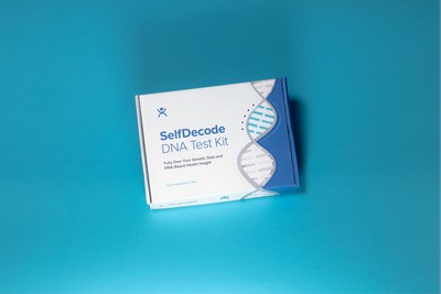 SelfDecode DNA kit, an at-home saliva test that provides health insights based on your genes.