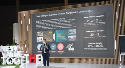 Huawei divulga a solução de inspeção inteligente de linhas de transmissão de energia 2.0 (PRNewsfoto/Huawei)