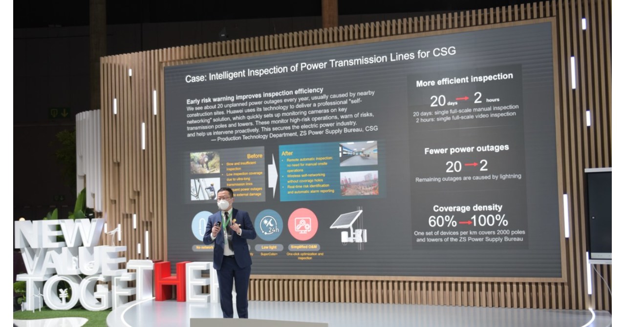 Huawei divulga solu&ccedil;&atilde;o de inspe&ccedil;&atilde;o inteligente de linhas de transmiss&atilde;o de energia 2.0 -- detecta riscos e protege linhas