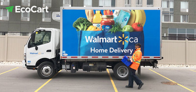 Walmart Canada est le premier grand dtaillant canadien  offrir la livraison du dernier kilomtre neutre en carbone (Groupe CNW/Walmart Canada Corp.)