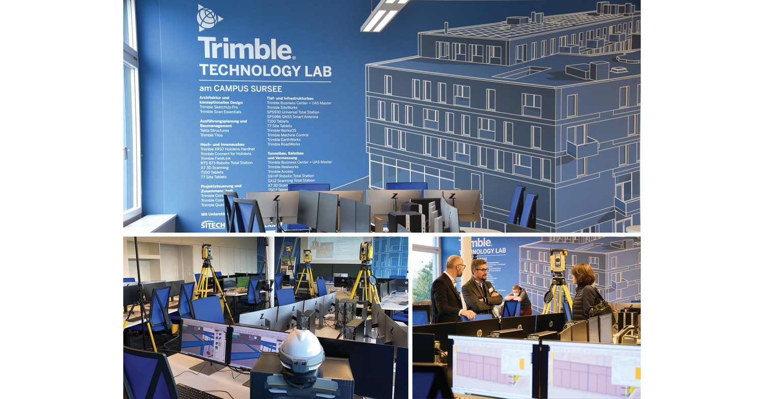 Trimble und CAMPUS SURSEE richten ein Trimble Technology Lab ein