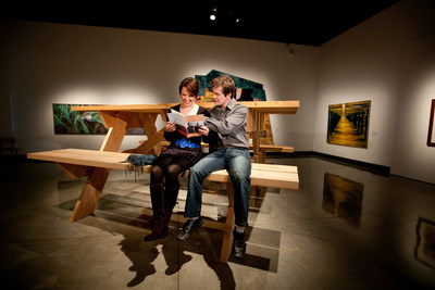Visitors enjoy the Plains Art Museum in Fargo, North Dakota. Credit: North Dakota Tourism