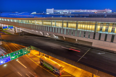 Exterior view of the Great Hall at SEA's new international Arrivals Facility. (Courtesy of SEA Airport)