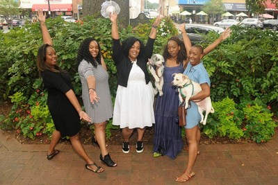 The Stewart Sisters (from left to right is Kenyattah, Keanya, Shawna, KarenElaine, and Jeanette)
