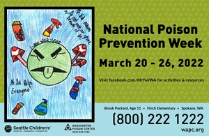 Washington Poison Center Announces 2022 Poison Prevention Poster Contest Winner