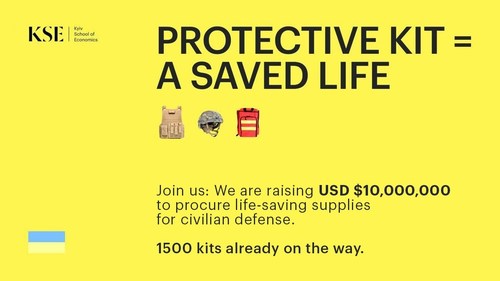 KSE is bringing protective kits to Ukraine's civilians, and more are urgently needed.