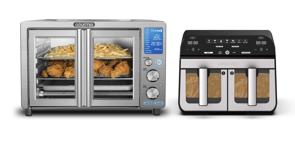 BRAND NEW!! Gourmia Digital French Door Air Fryer Toaster Oven