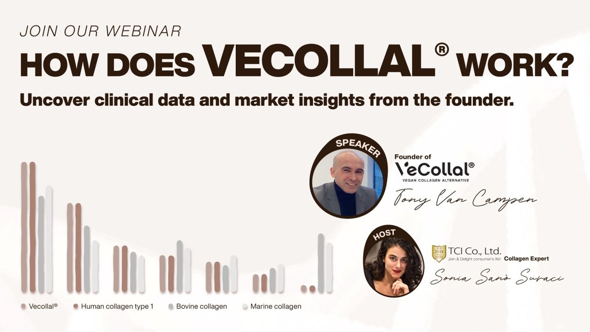 TCI Enters into Strategic Alliance with VeCollal(R) and CDMO the World's First, Science-based vegan collagen alternative - Vimarsana News
