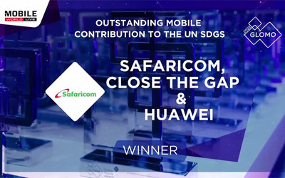 Safaricom, Close the Gap y Huawei ganan el premio GLOMO por su extraordinaria contribución de tecnología móvil a los ODS de las Naciones Unidas (PRNewsfoto/Huawei)