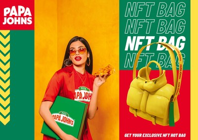 Papa Johns has dropped its first collection of NFTs, a total of 19,840 NFT Hot Bags, featuring nine designs inspired by its pizza delivery hot bag.