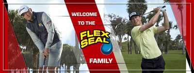 Welcome to the Flex Seal ® Family, Brandon Hagy and Matt Jones. Photo by Flex Seal Studios