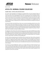 ATCO LTD. NORMAL COURSE ISSUER BID (CNW Group/ATCO Ltd.)