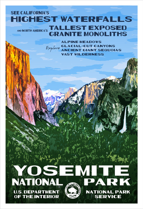 America the Beautiful - One Artist Uses Nostalgic WPA-Style Poster Art to Encourage People to Explore America's National Parks Again - Vimarsana News