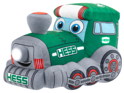 My Plush Hess Truck: 2022 Choo-Choo Train is now on sale exclusively at HessToyTruck.com for $34.99 with free standard shipping and Energizer® batteries included.