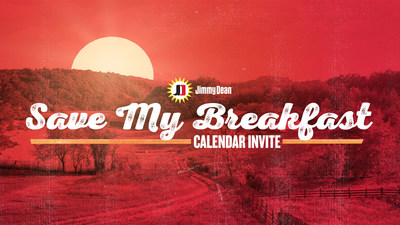 Jimmy Dean brand  is helping Americans spring forward this Daylight Saving with a calendar invite and the opportunity to win a free Jimmy Dean breakfast on SaveMyBreakfast.com.