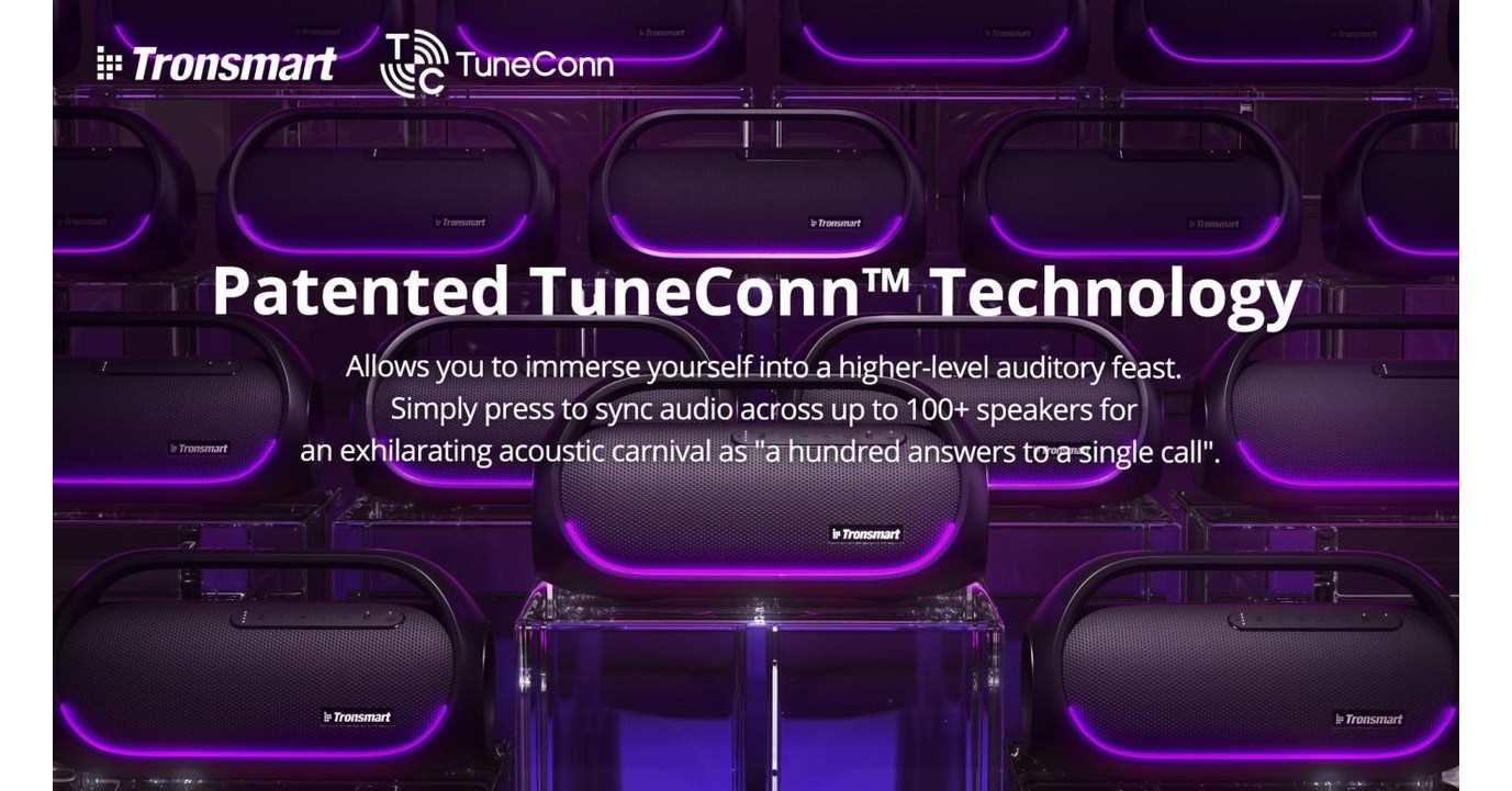 Tronsmart lanza el altavoz Bang para exteriores con tecnolog&iacute;a TuneConn&trade;, que da inicio a una nueva serie de altavoces para fiestas