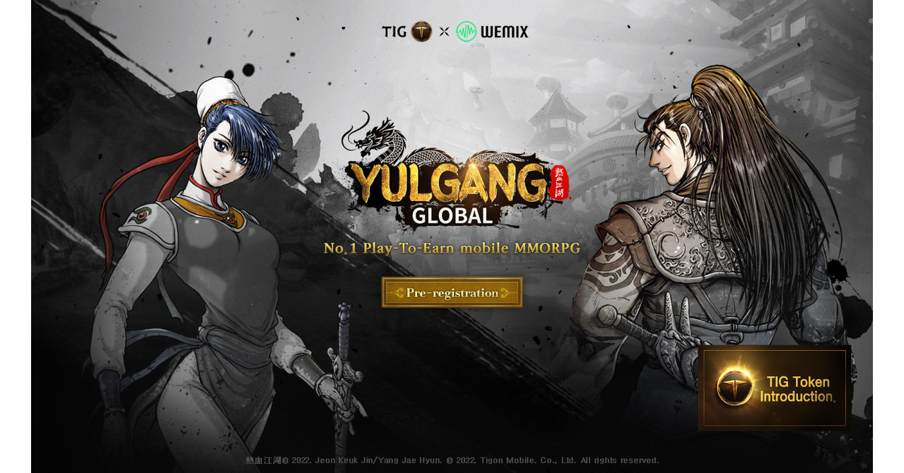Yulgang Global, de la filial Tigon Mobile de Longtu Korea, inicia su prerregistro global... Anuncia su token Tigon (TIG)