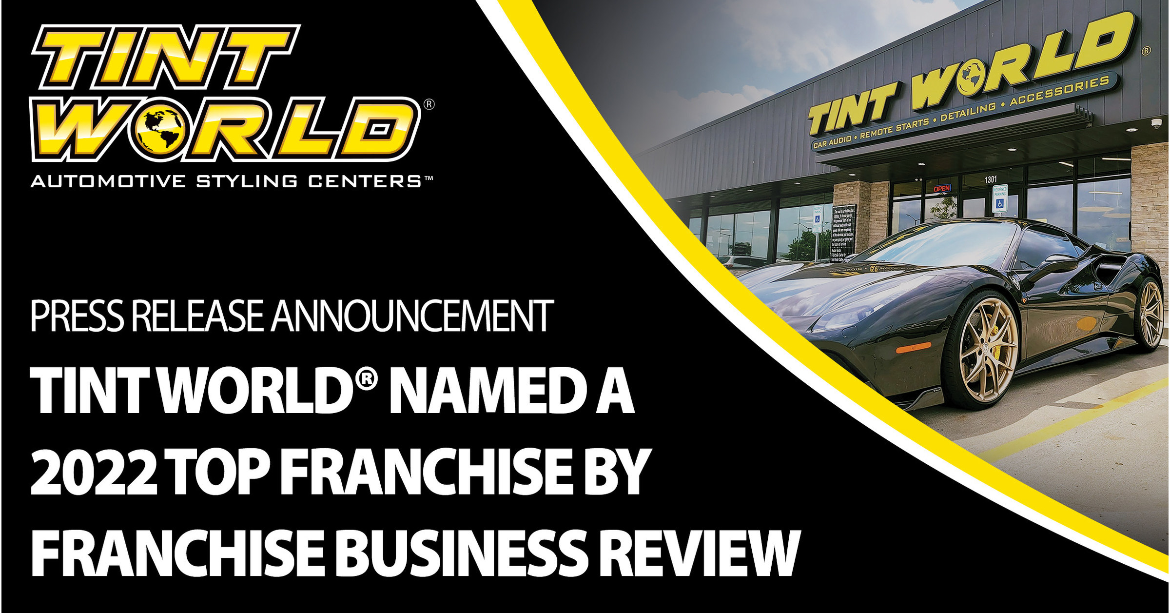 Tint World® Named a 2022 Top Franchise by Franchise Business Review