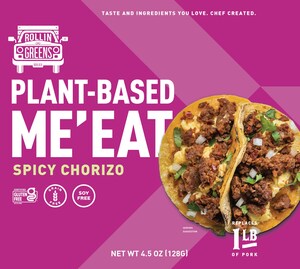 ROLLINGREENS LAUNCHES NEW PLANT-BASED SPICY CHORIZO