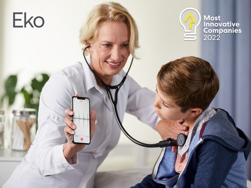 Eko, an AI heart and lung disease screening solution, top-ranked in the medical devices category