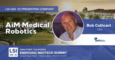 AiM Medical Robotics,a biotechnology company currently focused on the development of MRI-compatible advanced robotics that are precision-focused, returns to the life science industry’s top investor summit.