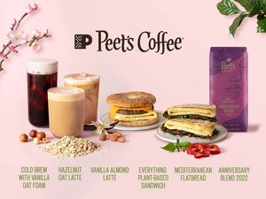 PEET'S COFFEE LAUNCHES SPRING SEASONAL MENU DEDICATED TO PLANT-BASED INGREDIENTS`