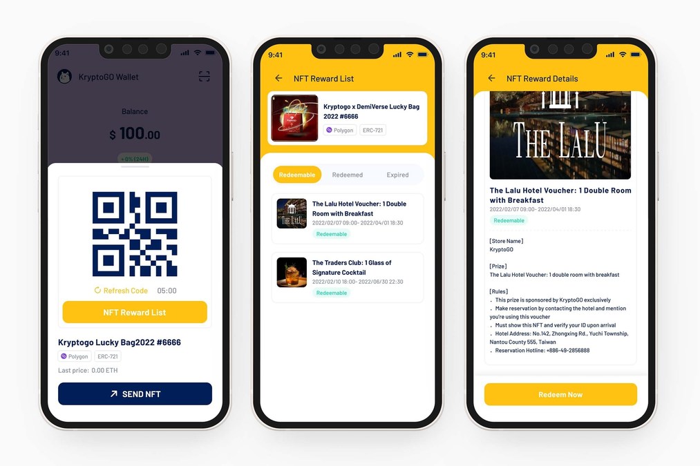World's 1st Redeemable NFT: KryptoGO Brings NFTs From Metaverse to Brick and Mortar as Your VIP Passes - Vimarsana News
