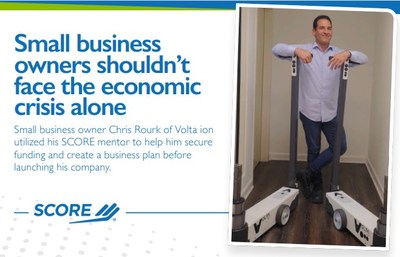 Entrepreneur and SCORE client Chris Rourk, founder of Miami-based VOLTA ion utilized SCORE to help him secure finances and get his business up and running during continued economic challenges.