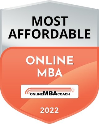 Online MBA Coach's Badge for the Most Affordable Online MBA