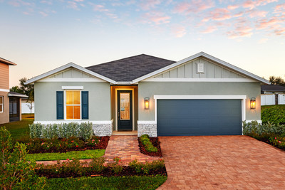 The Slate is one of six Richmond American floor plans that will be offered at Seasons at The Grove in Mascotte, Florida.
